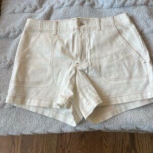 Spartina 449 High Waist Cream Shorts